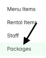 Packages in the Catalog dropdown